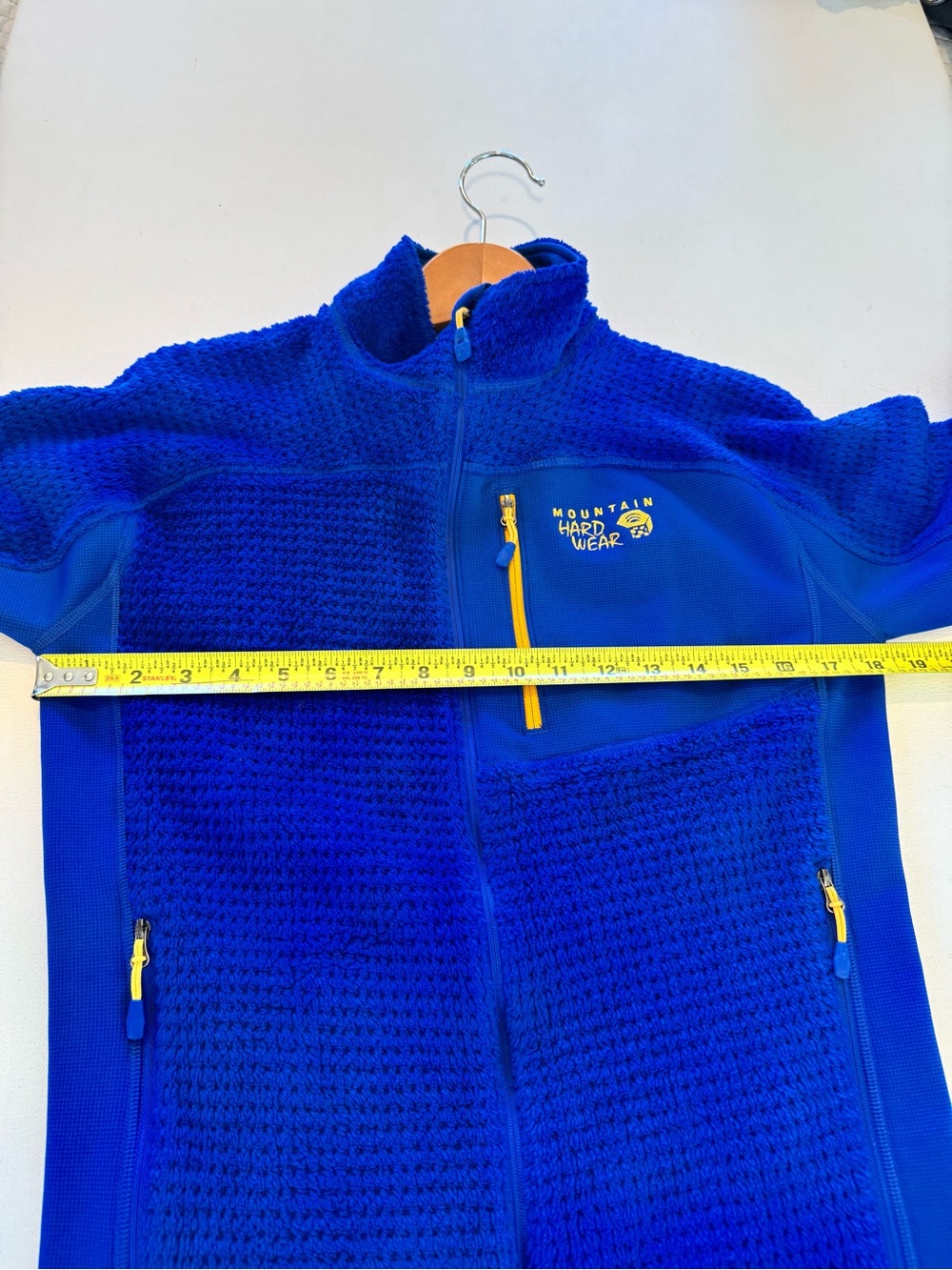 Mountain Hardwear Men’s Monkey Man Grid Fleece Pullover Size S Blue Full Zip - Picture 13 of 14